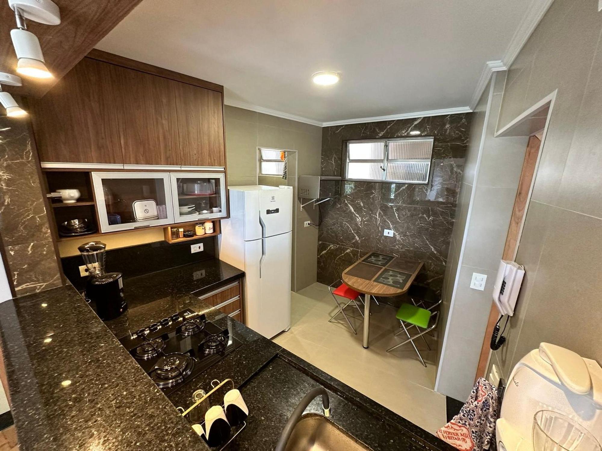 Ferienwohnung Ap Pe Na Areia Vista Parcial Mar Santos  Exterior foto